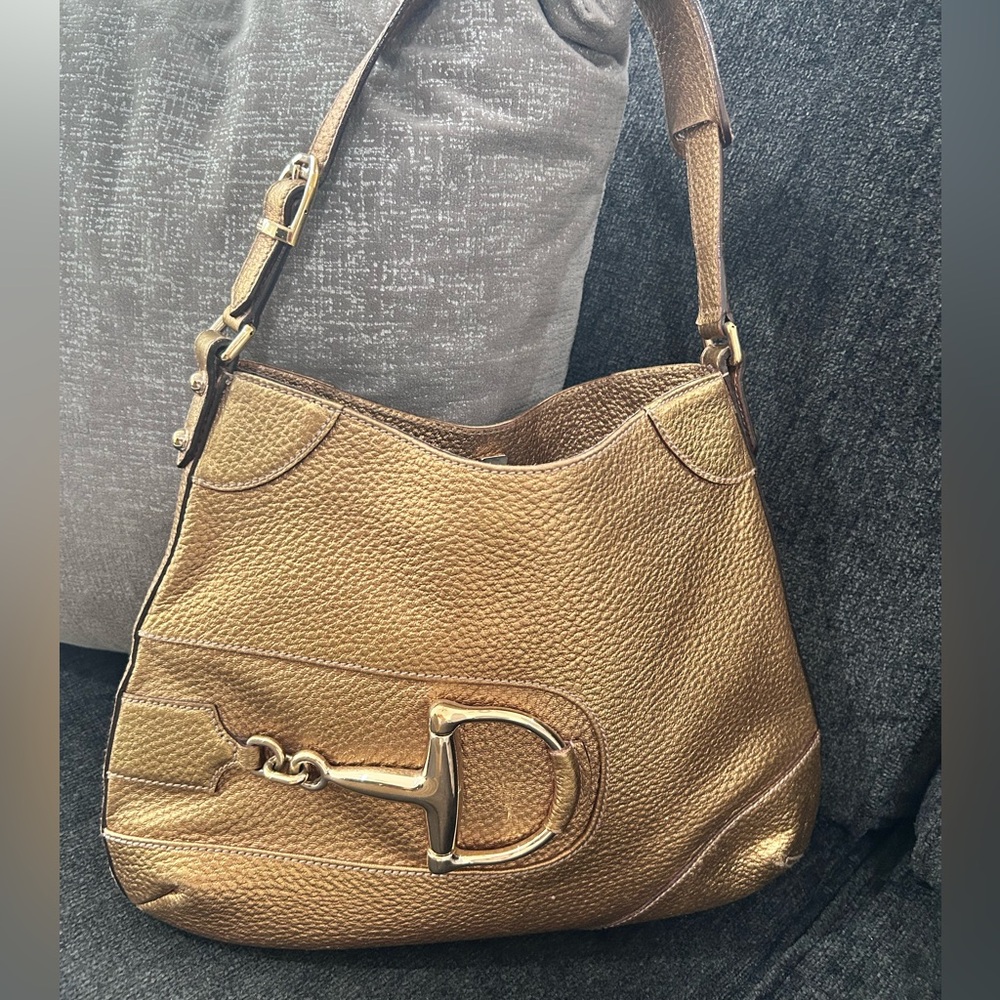Gucci Hasler Metallic Handbag
